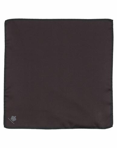 Dolce & gabbana Man Scarf Dark brown Silk Cover