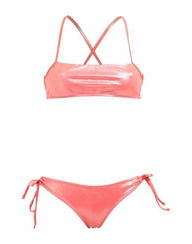 Smmr Woman Bikini Red Polyamide, Elastane Cover