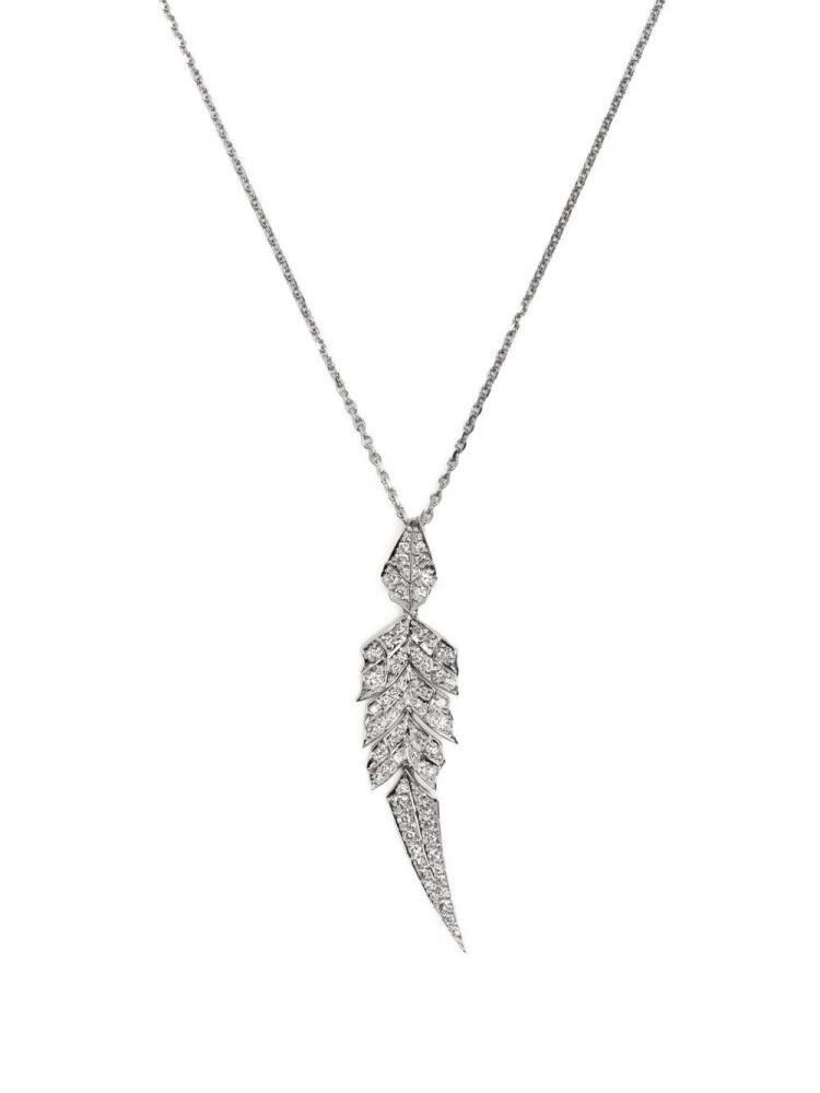 Stephen Webster 18kt white gold Magnipheasant diamond pendant necklace - Silver Cover