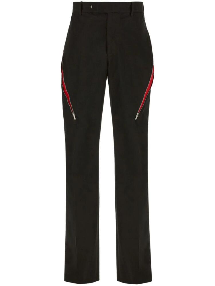 Ferragamo zip-detail tailored trousers - Black Cover