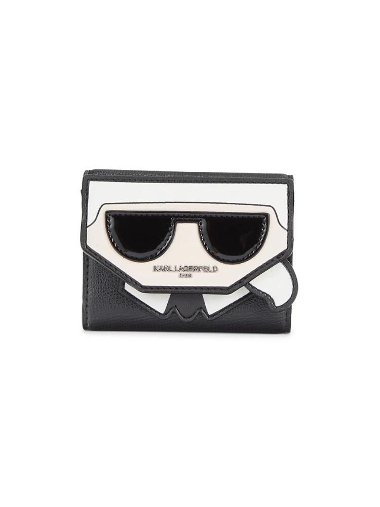 Karl Lagerfeld Paris Women's Flap Coin Purse - Karl Cover