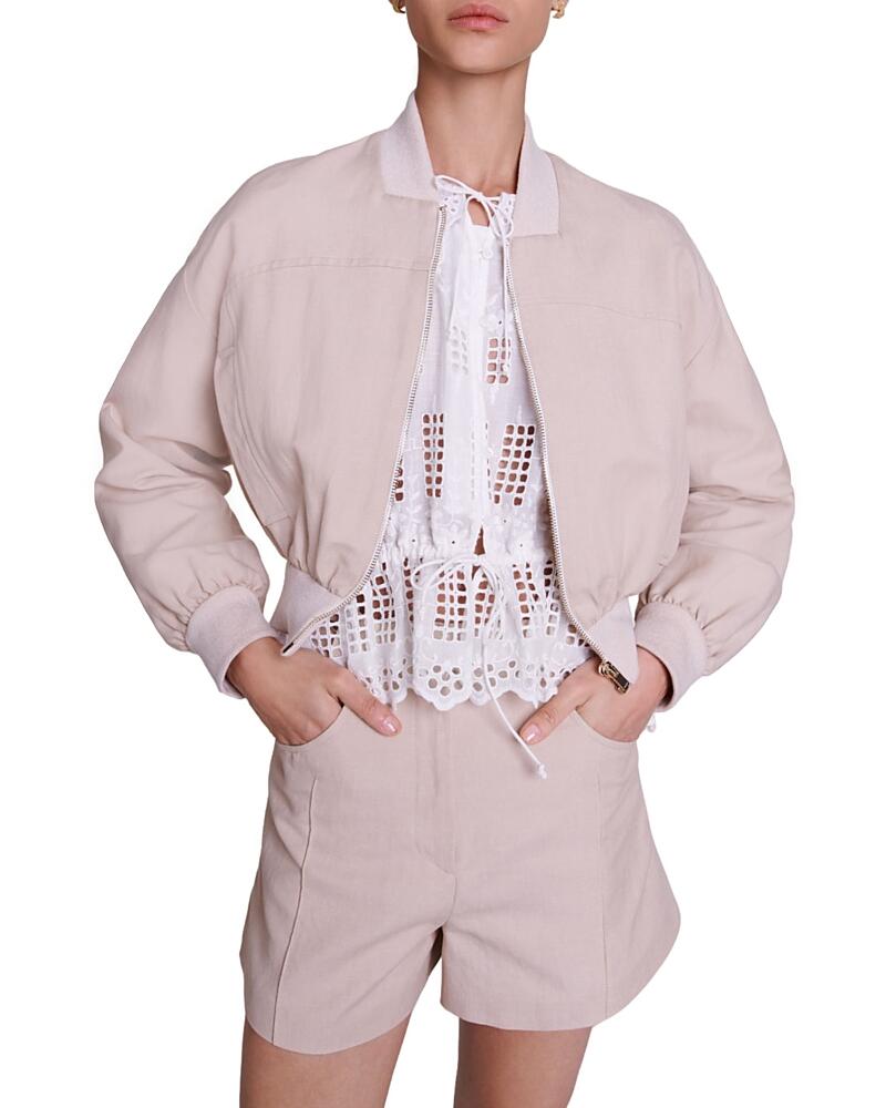 Maje Balimi Crop Jacket Cover