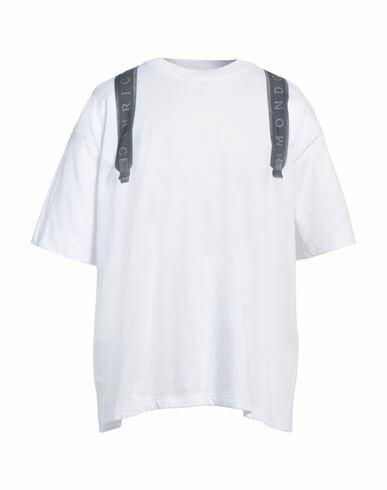 John Richmond Man T-shirt White Cotton Cover