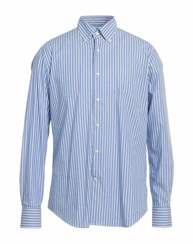 Alessandro Gherardi Man Shirt Azure Size 15 ¾ Cotton Cover