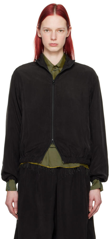 Gabriela Coll Garments Black No.261 Bomber Jacket Cover