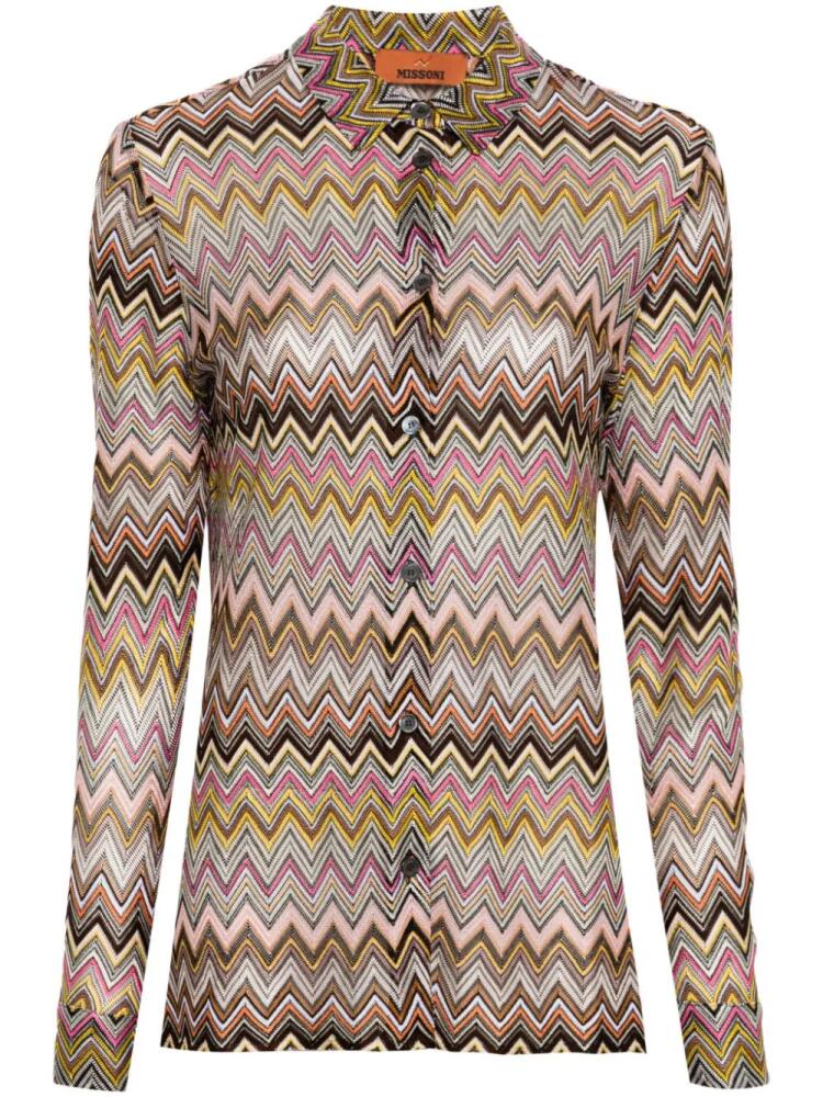 Missoni long-sleeve shirt - Brown Cover