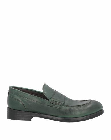 Jp/david Woman Loafers Green Soft Leather Cover