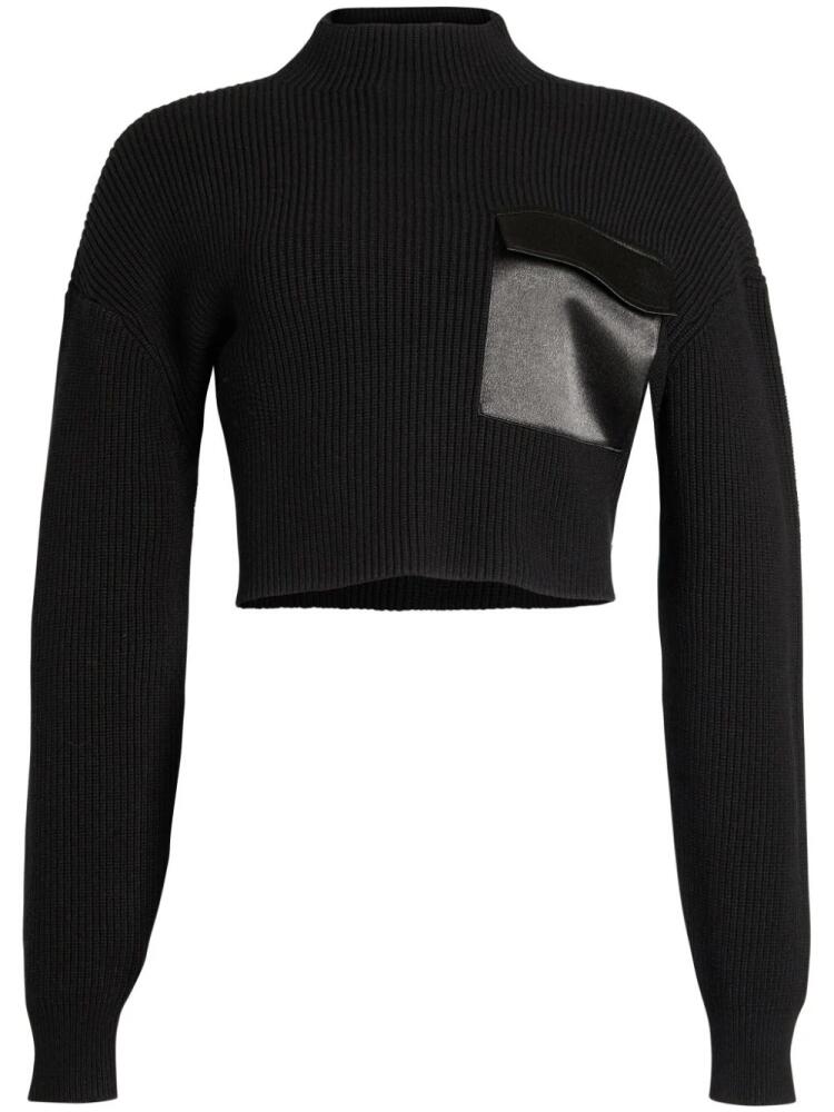 Seroya Donna cropped jumper - Black Cover