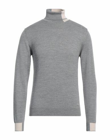 Manuel Ritz Man Turtleneck Grey Wool, Acrylic Cover