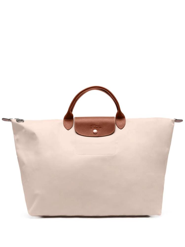 Longchamp large Le Pliage travel bag - Neutrals Cover