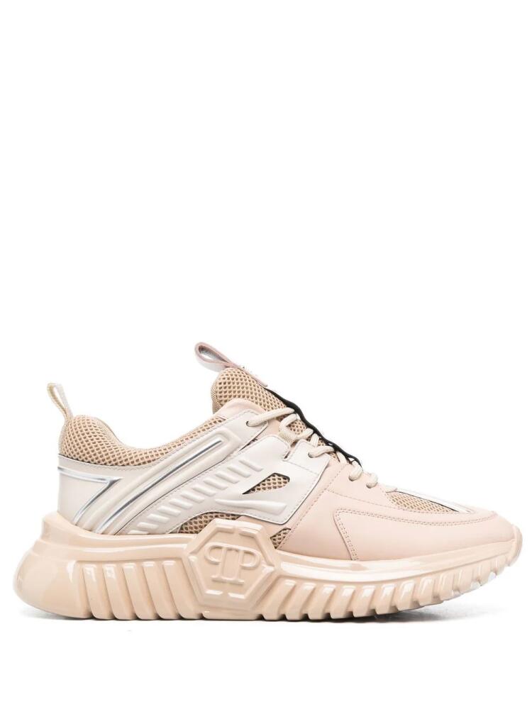 Philipp Plein Runner lace-up sneakers - Neutrals Cover