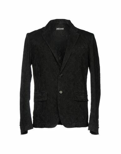 Just Cavalli Man Blazer Black Viscose, Cotton, Elastane Cover