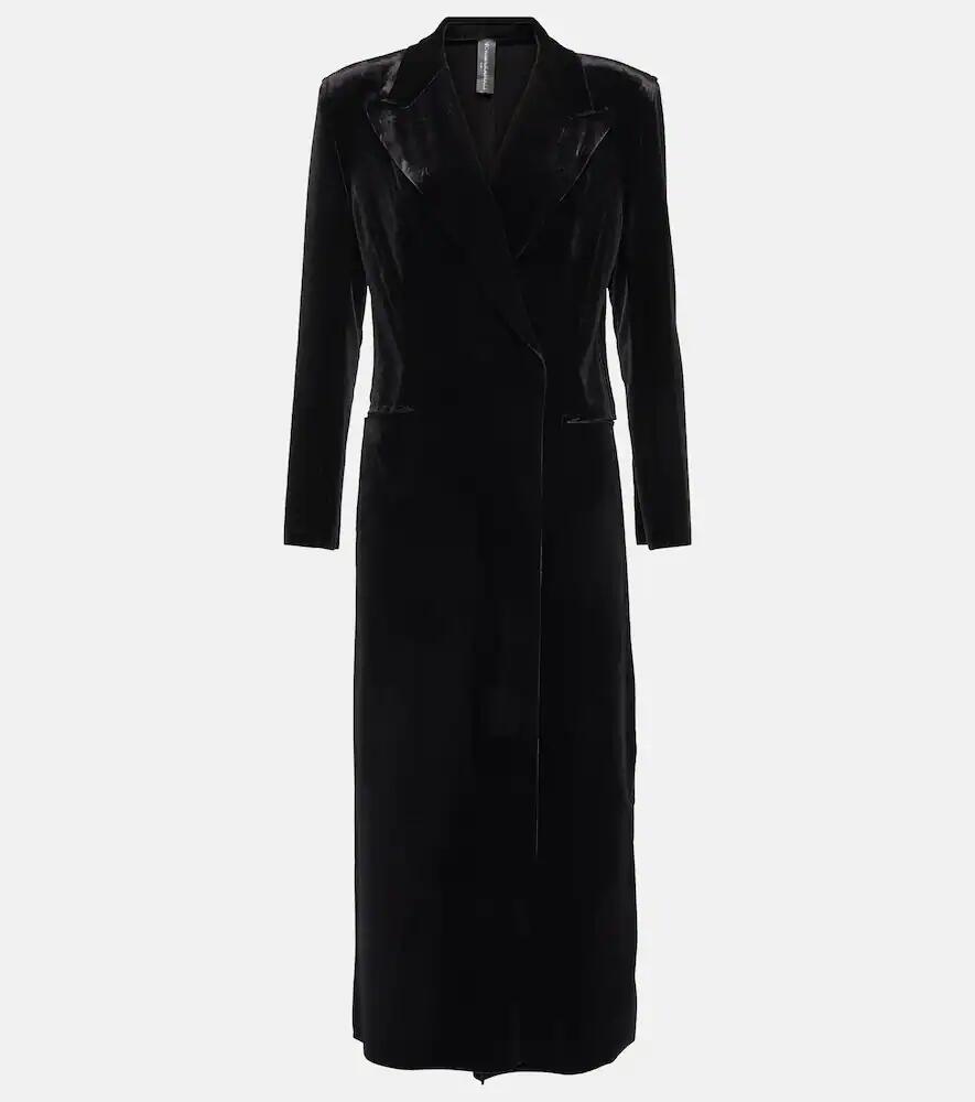 Norma Kamali Velvet coat Cover