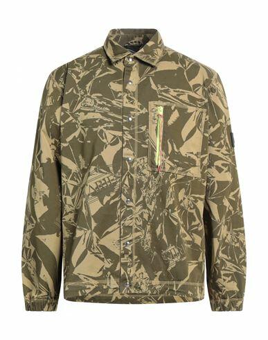 Aries Man Shirt Military green Cotton Cover