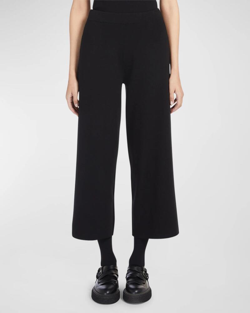 Max Mara Leisure Grembo Cropped Straight-Leg Pants Cover