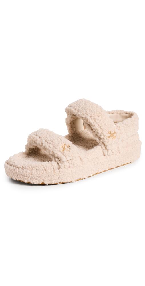 Tory Burch Kira Sherpa Sport Sandals Taupe Cover