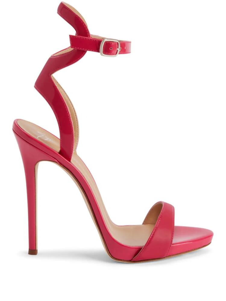 Giuseppe Zanotti Gwyneth 120mm platform sandals - Red Cover