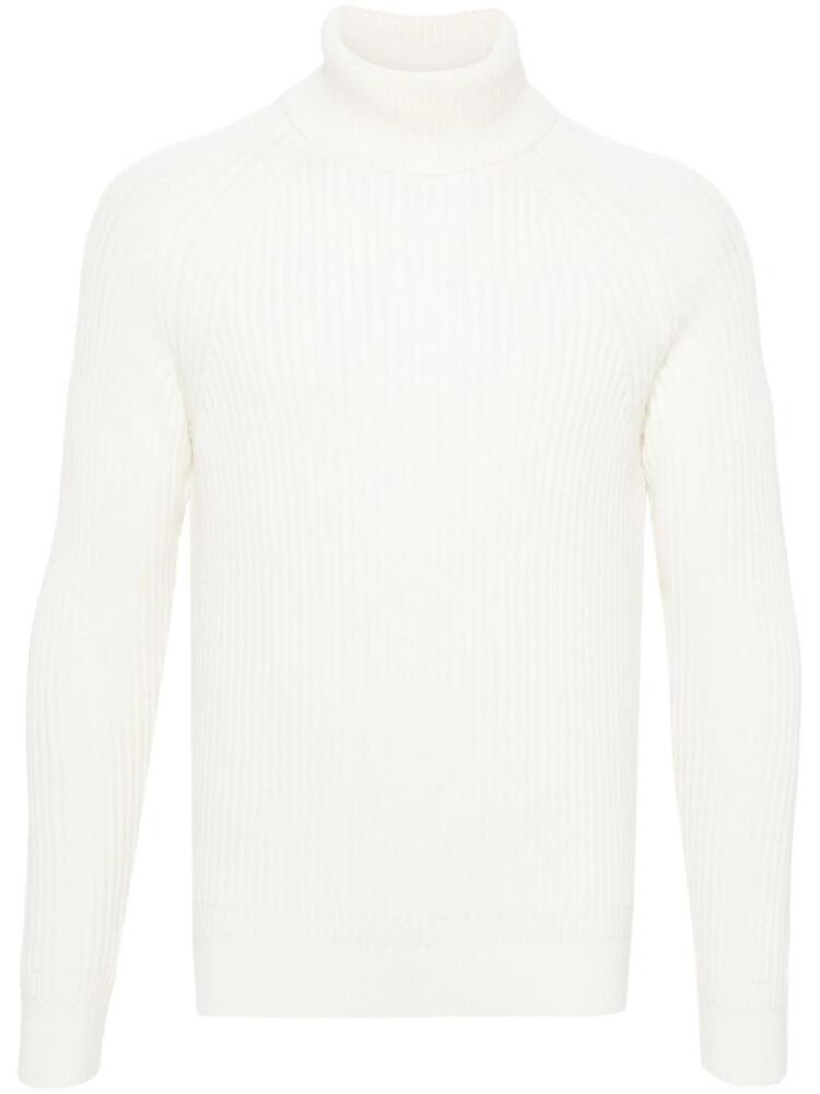 Zanone ribbed-knit sweater - White Cover