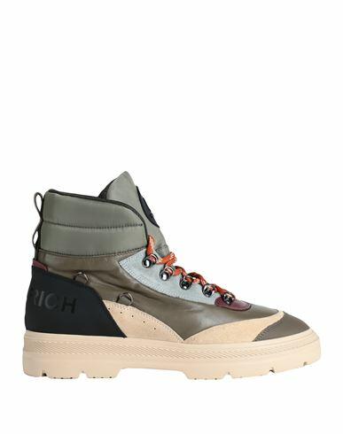 Woolrich Retro Hiking Boot Gum Woman Ankle boots Khaki Calfskin, Goat skin, Polyamide Cover