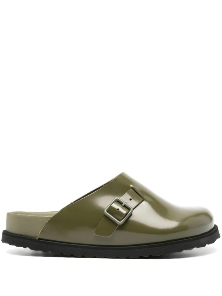 Birkenstock 33 Dougal leather slippers - Green Cover