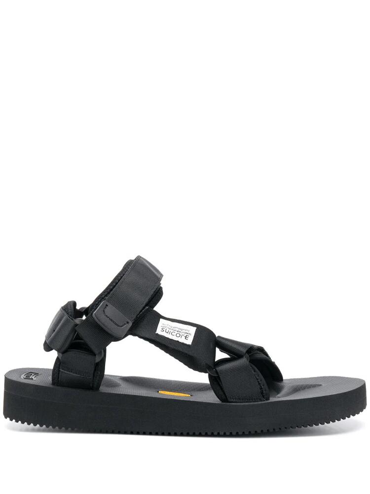 Suicoke touch strap sandals - Black Cover