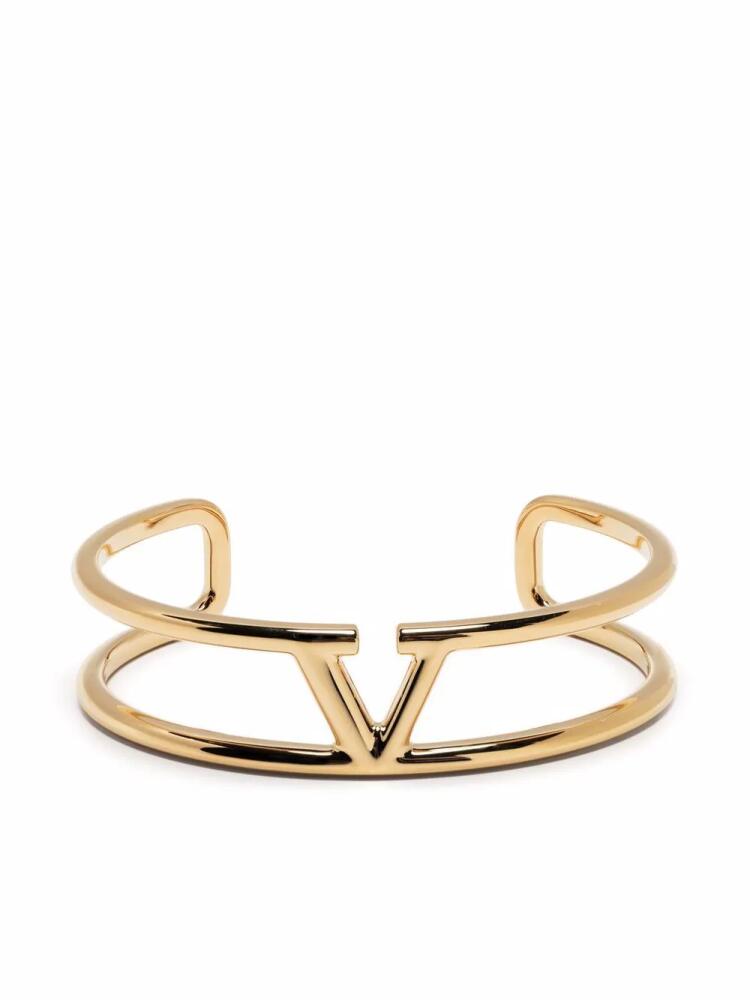 Valentino Garavani VLogo Signature cuff bracelet - Gold Cover