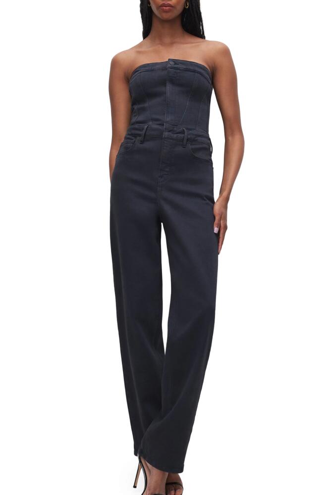 Good American Strapless Tube Jumpsuit in Black269 Cover