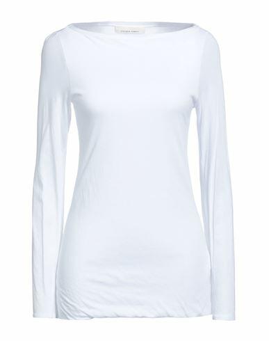 Liviana Conti Woman T-shirt White Modal, Cotton Cover