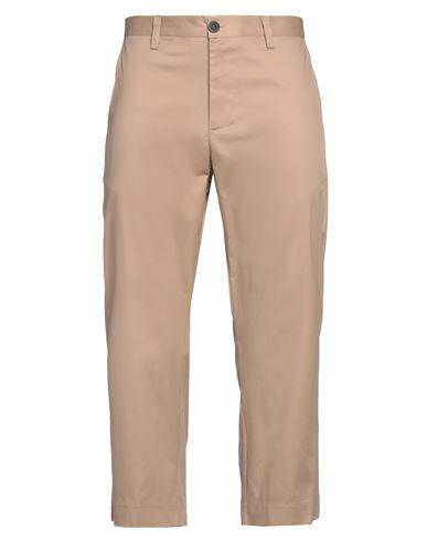 Why Not Brand Man Pants Light brown Cotton, Lycra Cover