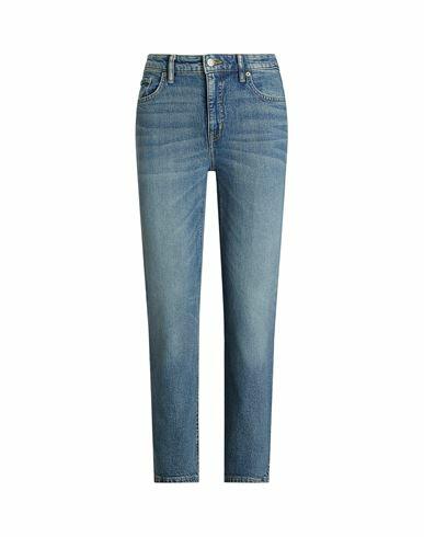 Lauren Ralph Lauren Woman Jeans Blue Cotton, Elastane Cover