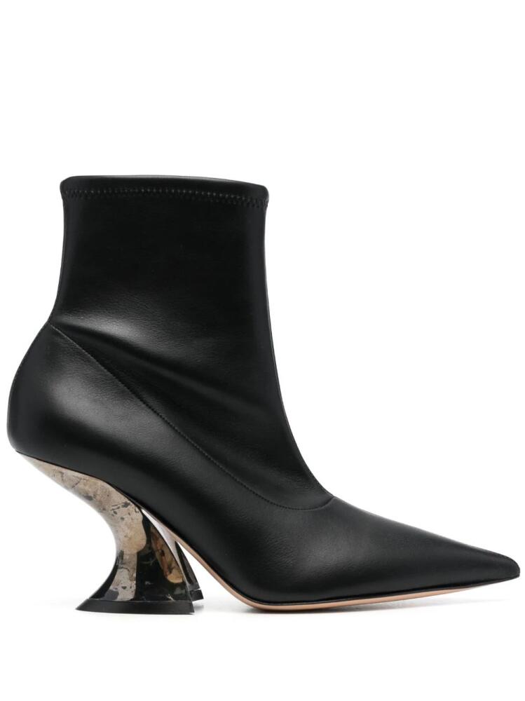 Casadei Elodie 90mm ankle boots - Black Cover