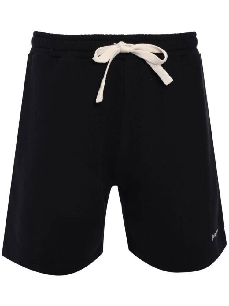 Palm Angels drawstring elasticated shorts - Black Cover