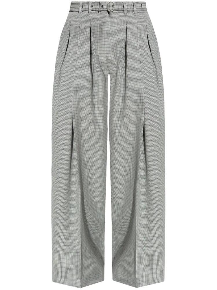 Jil Sander belted palazzo pants - Grey Cover