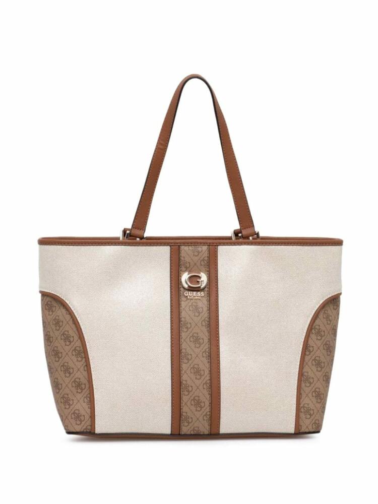 GUESS USA Kerima 4G tote bag - Neutrals Cover