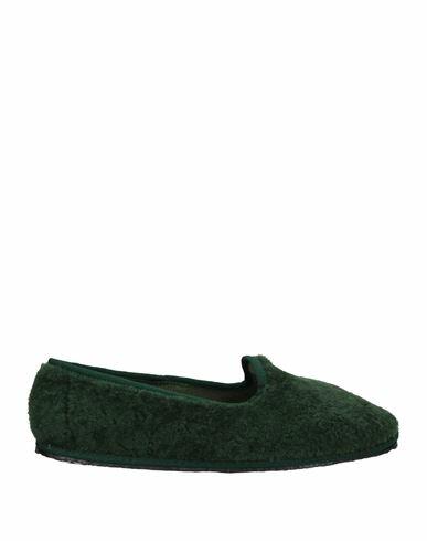 Vibi Venezia Man Loafers Dark green Shearling Cover