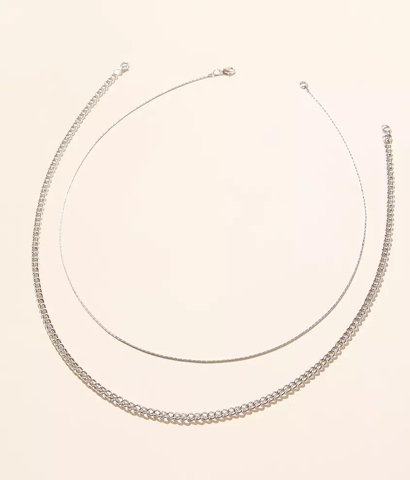 BKE 2 Pack Mixed Chain 24" Necklace Set Cover