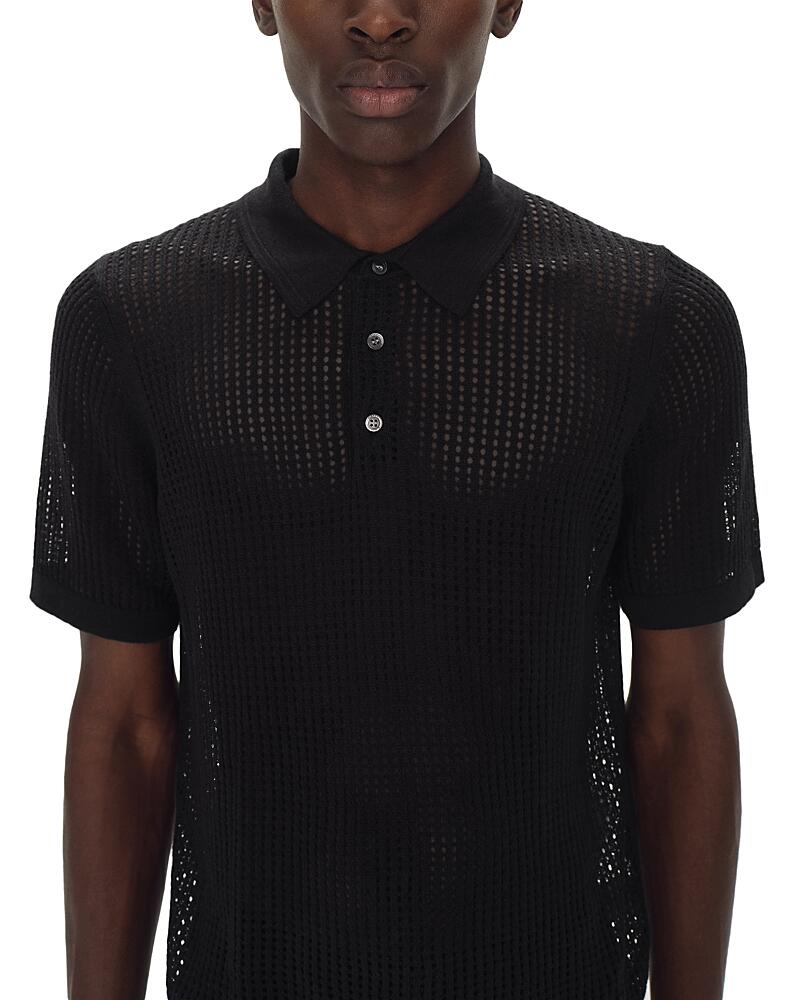 Simkhai Jeremiah Perforated Polo Sweater Cover