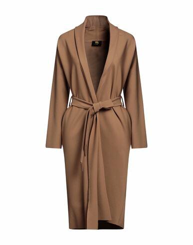 Gai Mattiolo Woman Overcoat & Trench Coat Camel Viscose, Polyamide, Elastane Cover