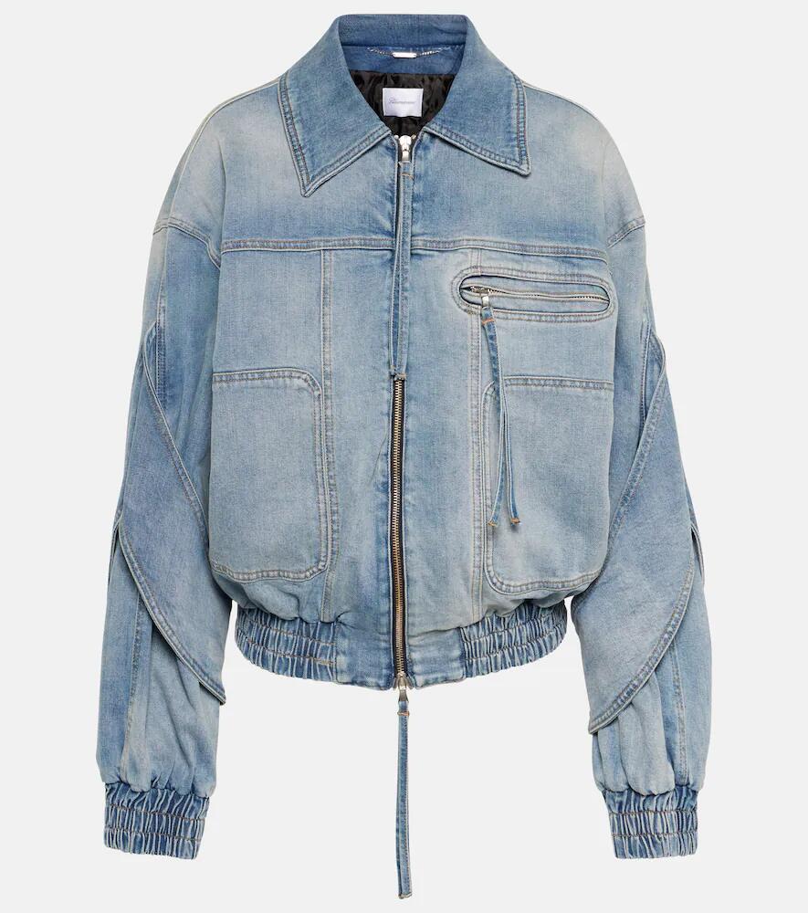 Blumarine Denim bomber jacket Cover