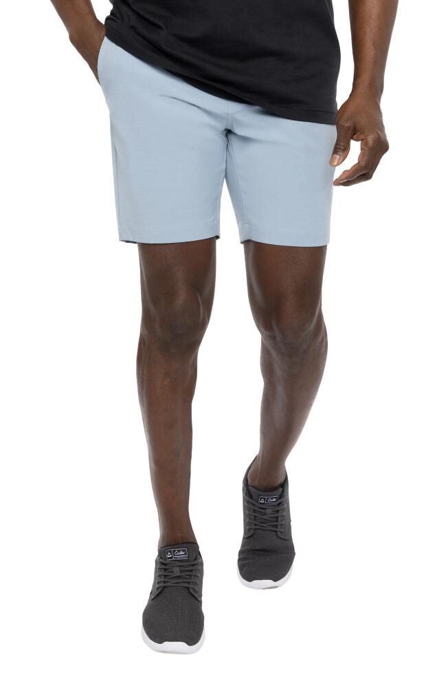 TravisMathew Open to Close Tech Chino Shorts in Ash Blue Cover