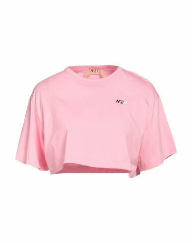 N°21 Woman T-shirt Pink Cotton Cover