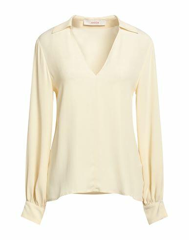 Jucca Woman Top Light yellow Acetate, Silk Cover