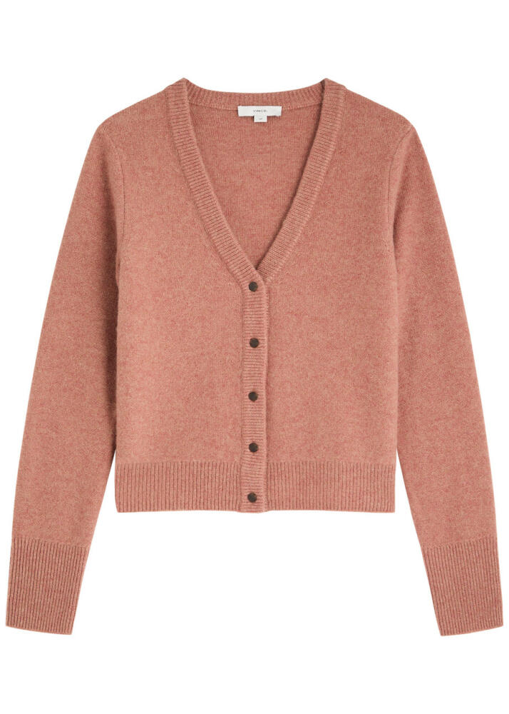 Vince Cashmere Cardigan - Coral Cover