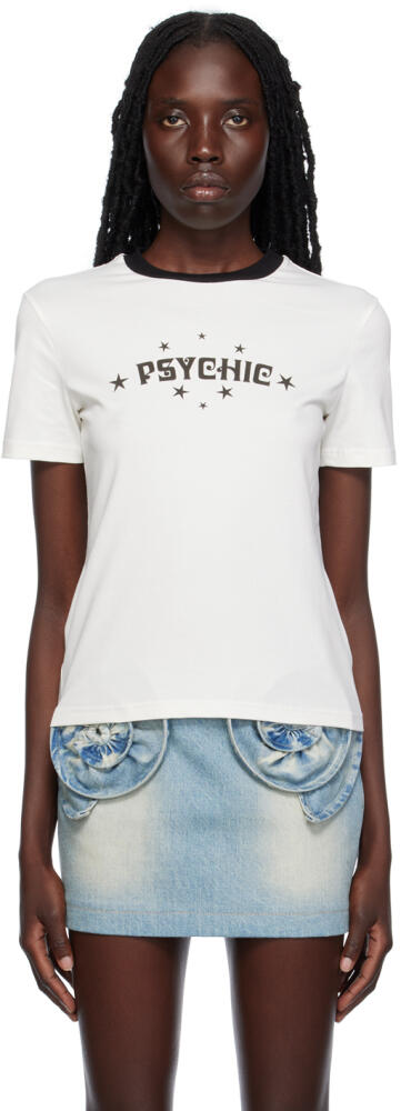 FIDAN NOVRUZOVA Off-White 'Psychic' T-Shirt Cover