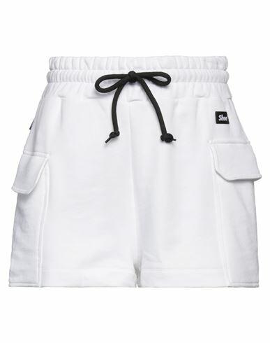 Shoe Woman Shorts & Bermuda Shorts White Cotton Cover