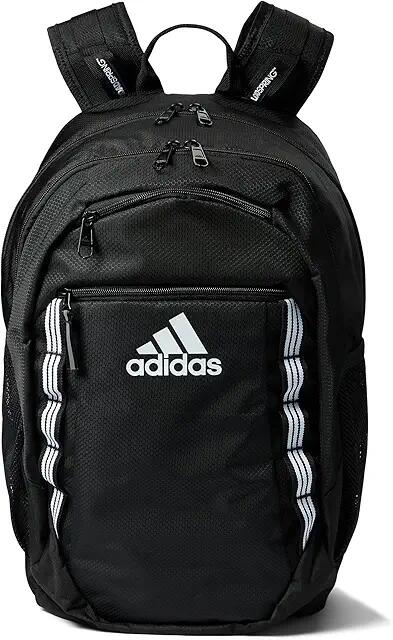 adidas Excel 6 Backpack (Black/White 3-Stripes Webbing) Backpack Bags Cover