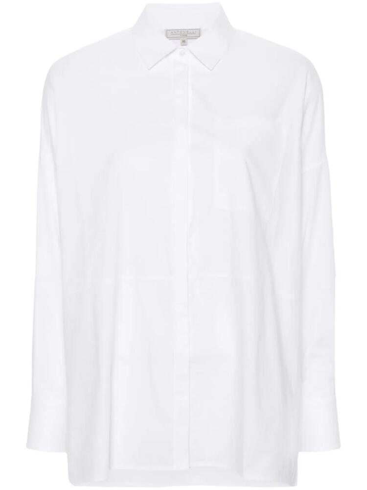 Antonelli poplin shirt - White Cover