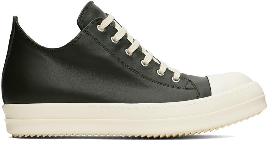 Rick Owens Green Porterville Low Sneakers Cover