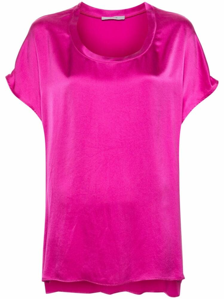 Dusan satin silk tunic - Pink Cover