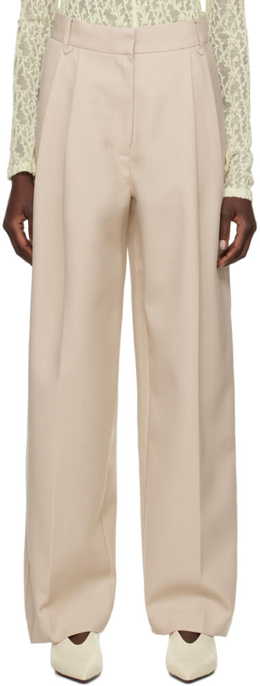 CAMILLA AND MARC Beige Rhett Trousers Cover